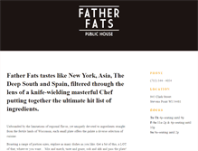 Tablet Screenshot of fatherfats.com